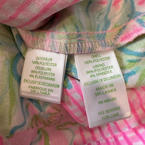 Lilly Pulitzer Pearl Romper in Don’t Stop Beleafing - Picture 2 of 9